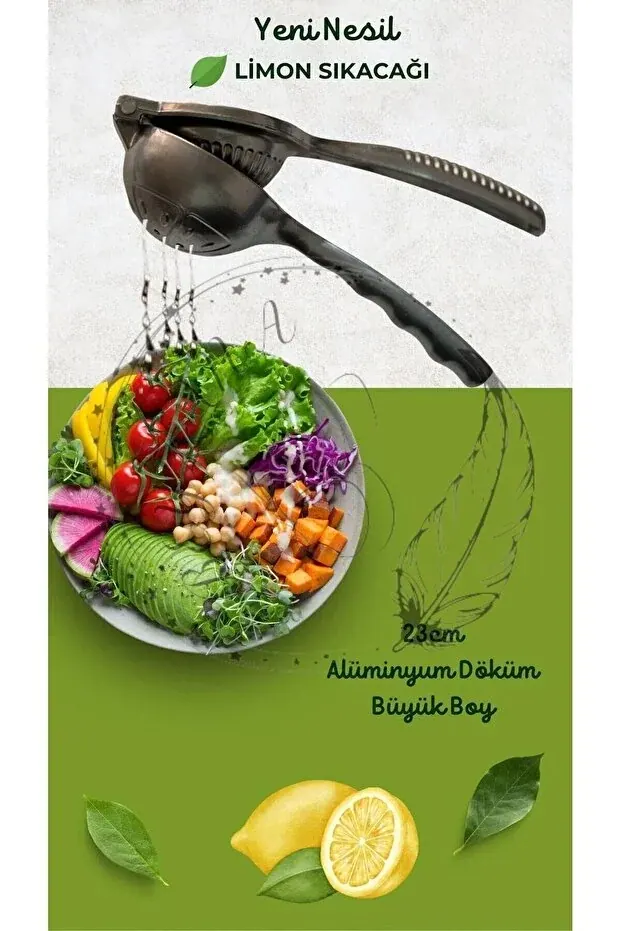 BEYZANA Gerçek Döküm Narenciye Limon Sıkacağı - görsel 2